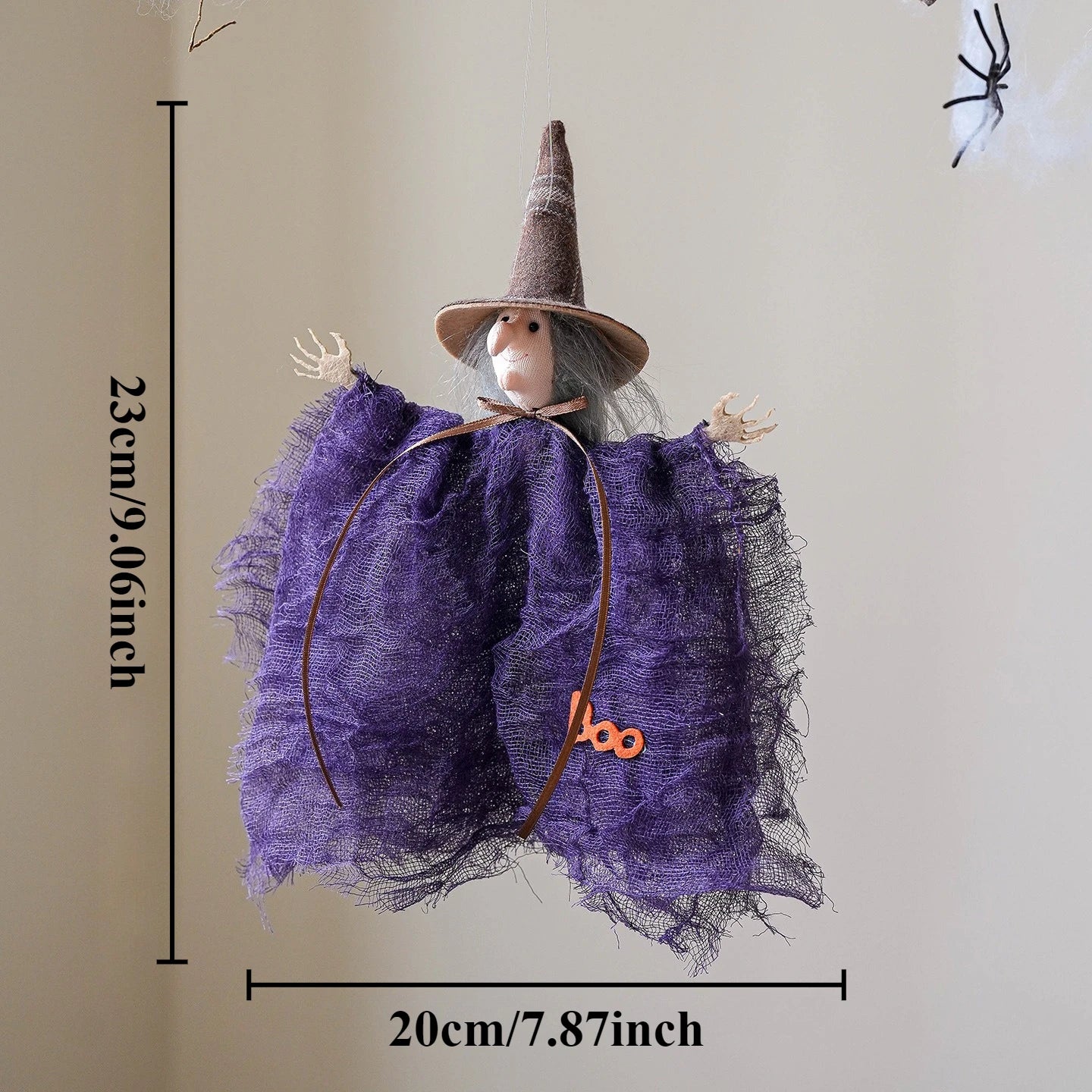 Cute Halloween Witch Pendant Halloween Decoration Home Decor Pumpkin Ghost Witch Hanging Pendant Halloween Creative Gift