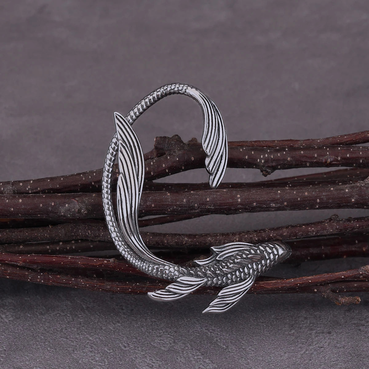 Fashion Animal Long Tailed Fish Clip Earring Girls Stainless Steel Masquerade Elf Ear Earring Wedding Party Jewelry