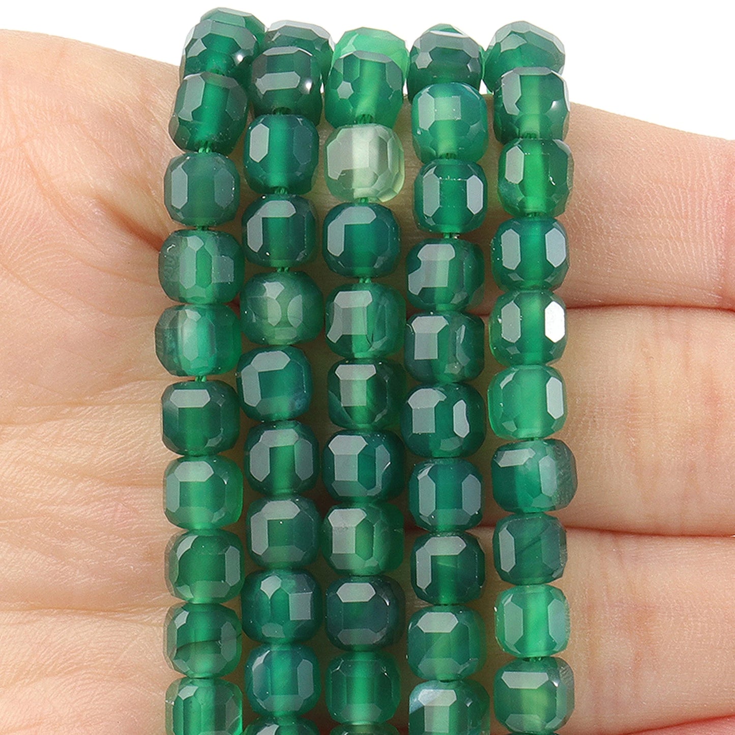 Faceted Natural Tourmaline 5mm Square Cube Shape Beads for Jewelry Making Diy Bracelet Necklace Beading Accessories