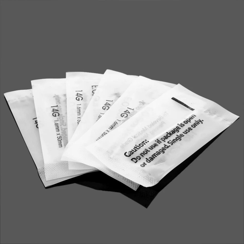 1/3/5Pcs Disposable Body Piercing Needles Medical Needle for Navel Nipple Lip Navel Ring Kit Surgical Steel Tool