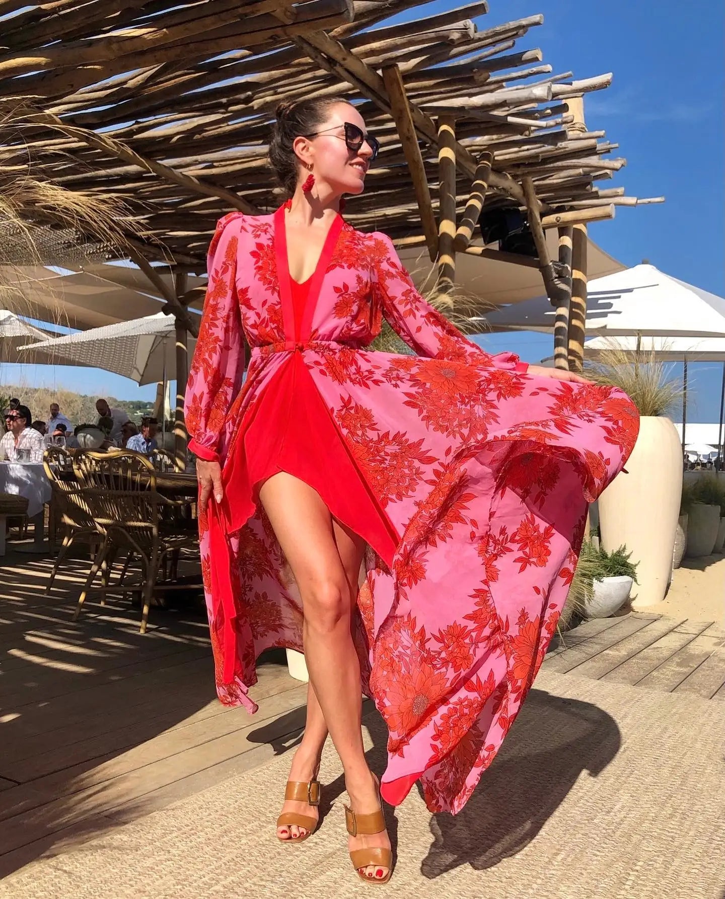 2024 Crochet White Knitted Beach Cover Up Dress Tunic Long Pareos Bikinis Cover Ups Swim Cover Up Robe Plage Beachwear