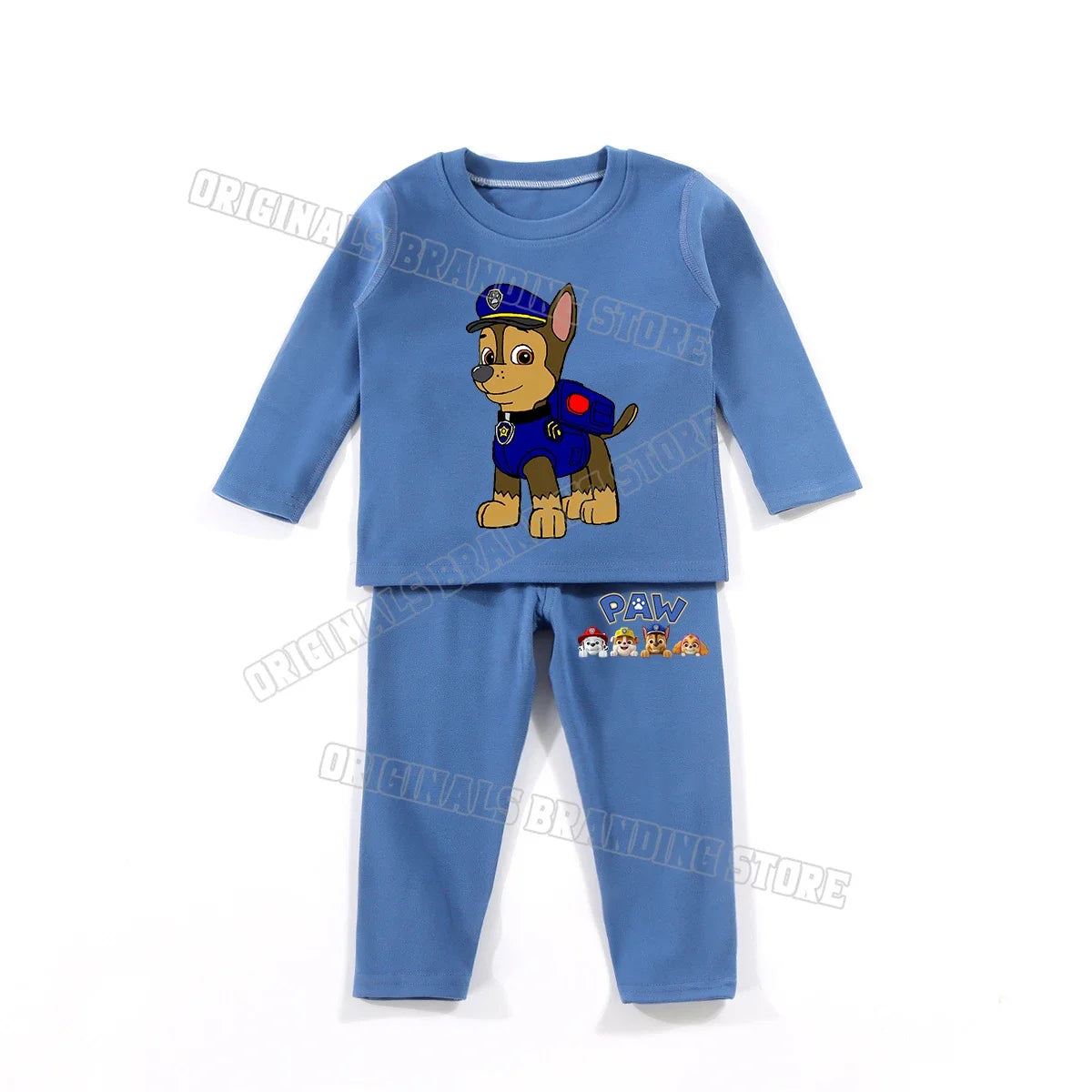 Paw Patrols Children Pyjamas Set Boy Girl Sleepwear Long Sleeved Clothes Set Baby Shirt Tops Girls Clothing Christmas Gift