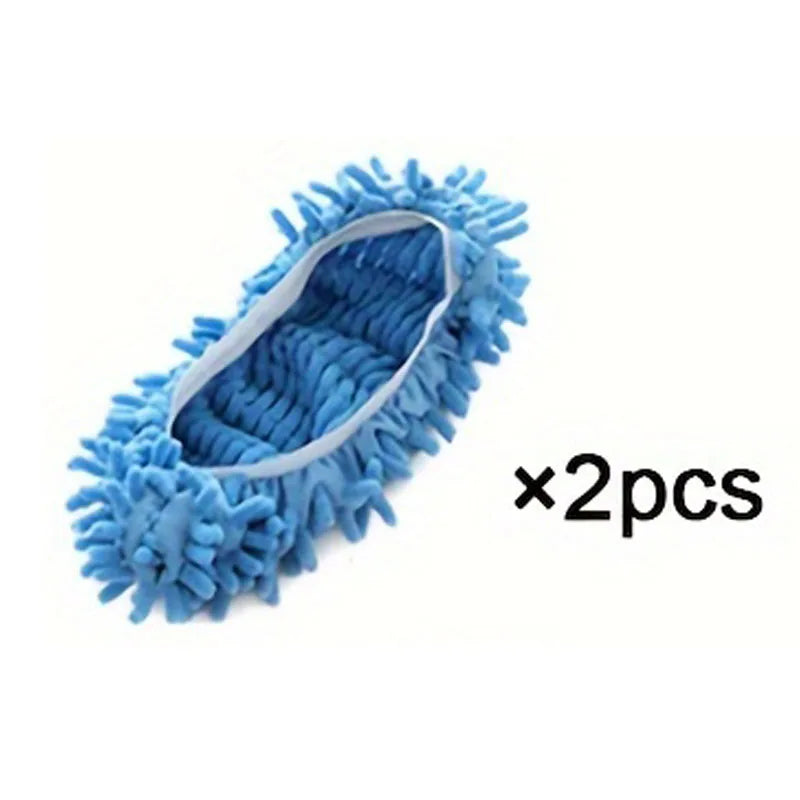 2/4/8/12Pcs Random Color Dust Remover, Mop Socks Ladies Men Kids Feet, Microfiber Dust Hair Cleaner Reusable & Washable.