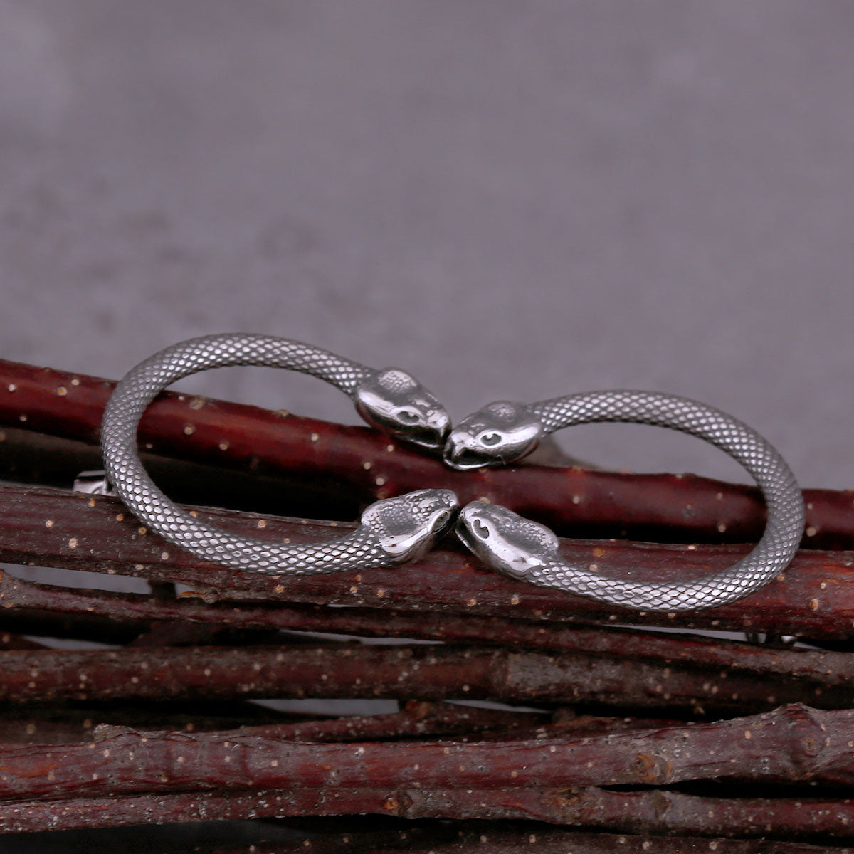 New Design Double Headed Snake Stainless Steel Stud Earrings Original Design Viking Men Women Punk Earrings Jewelry Accessories