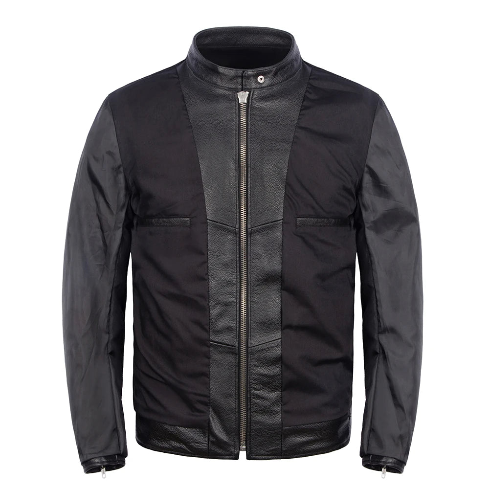 Vintage Red Brown Men Leather Jacket 100% Cowhide Jackets Slim Fit Soft Skin Coat Autumn Jaqueta Masculina De Couro