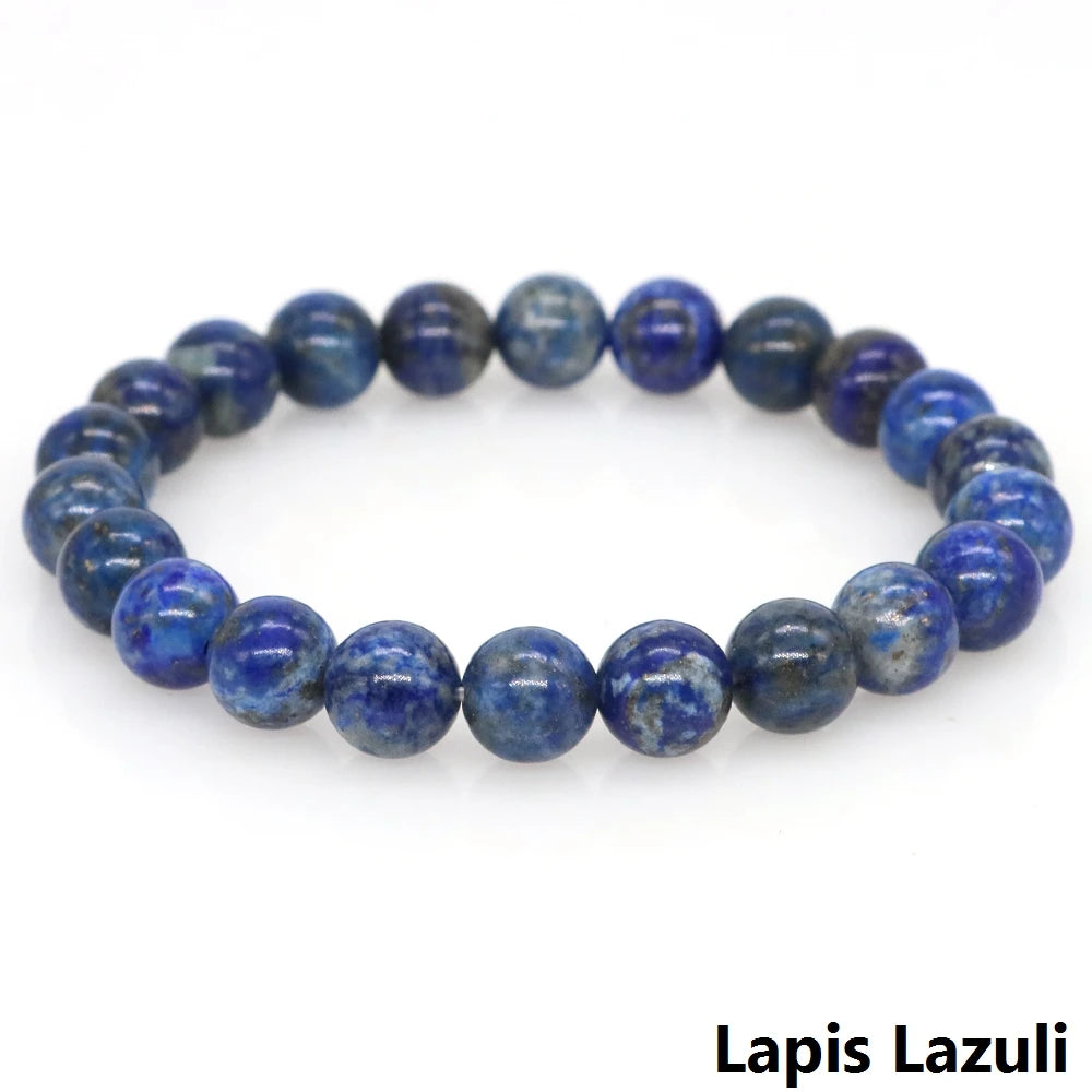 Women Men Bracelet Natural Rainforest Jasper Crystal Round Beads Wrist Chain Chakra Healing Energy Stretch Charm Strand Jewelry
