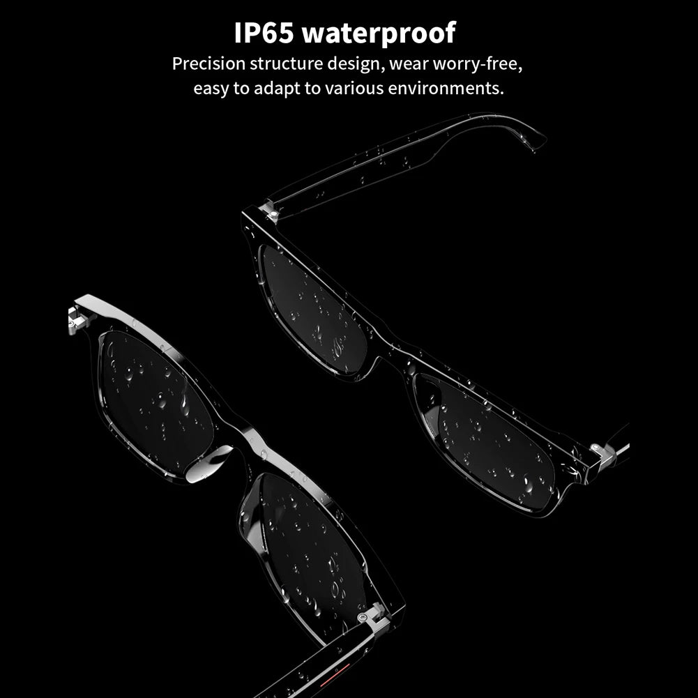 Intelligent BT AI Glasses With Mic Multifunctional Remote Control Phone Camera Shoot Music Call Sport Sunglasses For Men & Woman