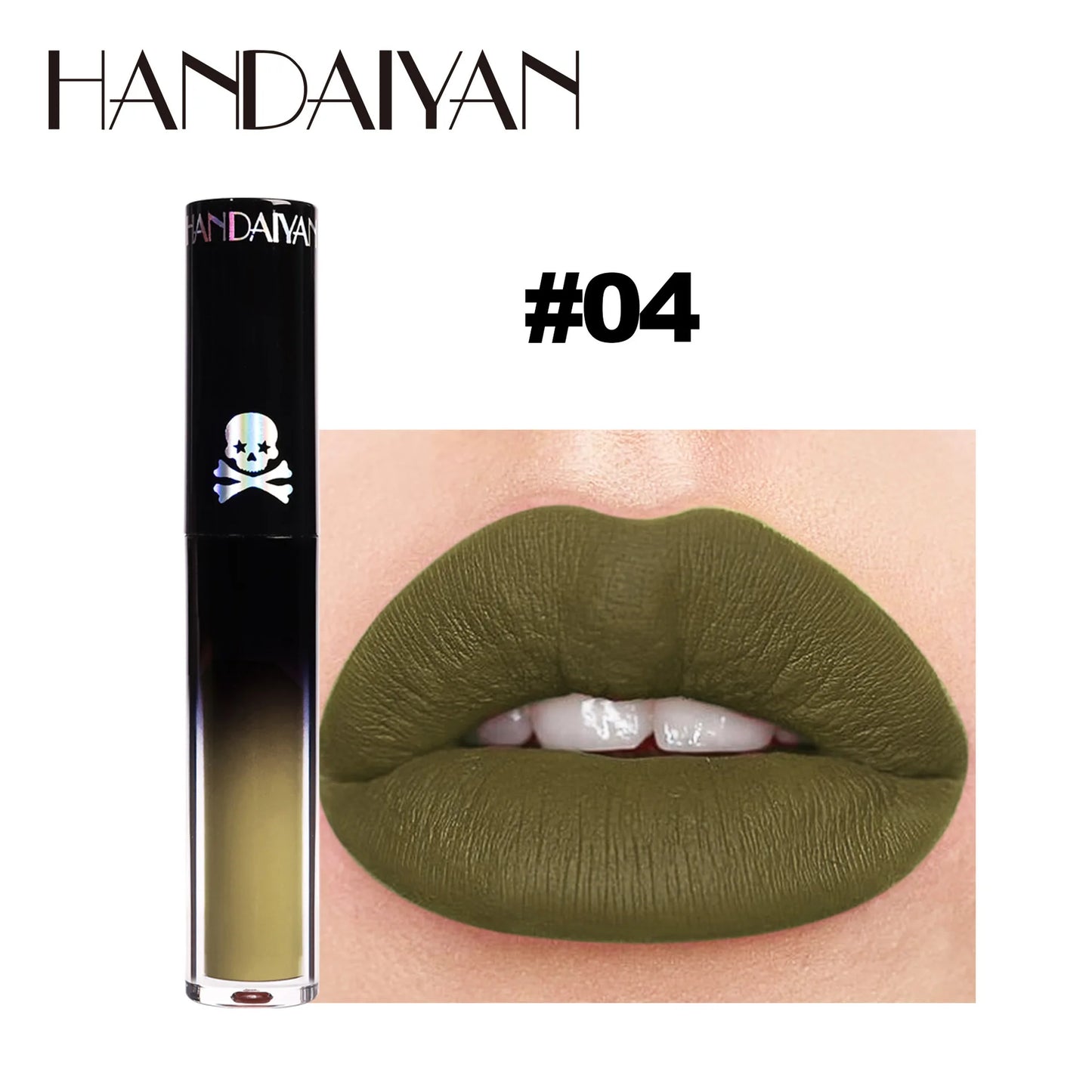 Vampire Black Purple Halloween Christmas Lipstick Moisturizing Waterproof Matte Lip Glosses Pigmented Lip Tint Makeup