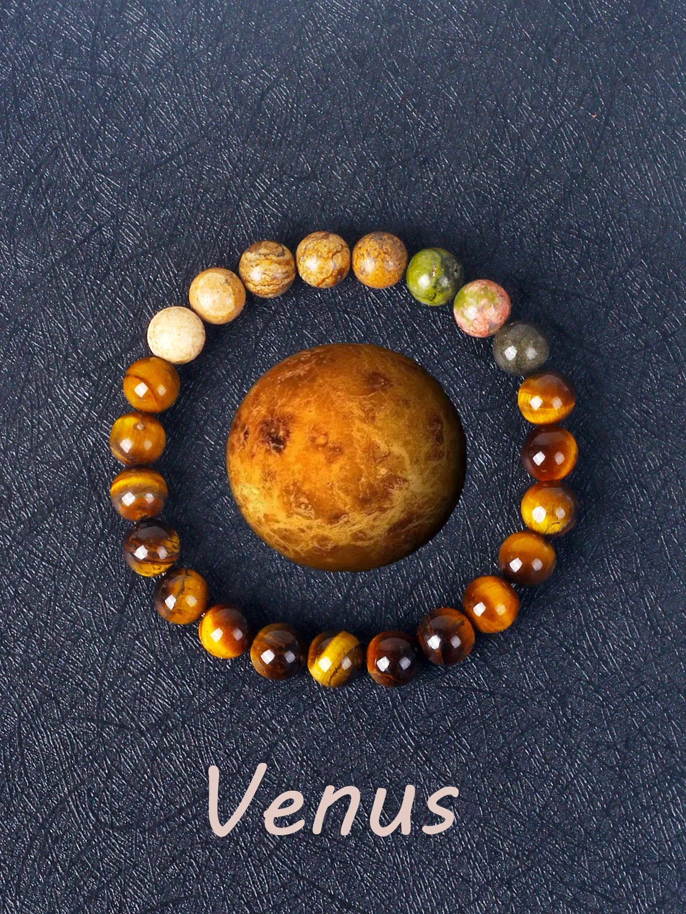 Cosmic Galaxy Solar System Bracelet for Women Men Natural Stone Beads Nine Planet Bracelet Elasticity Couple Jewelry Gift