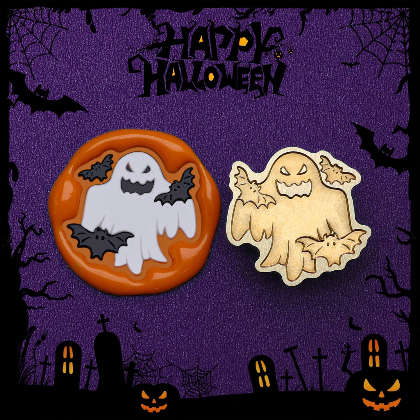 Wax Seal Stamp Halloween A Copper Head For Christmas Gift DIY Scrapbooking & Stamping Cards Envelopes Card Making Supplies