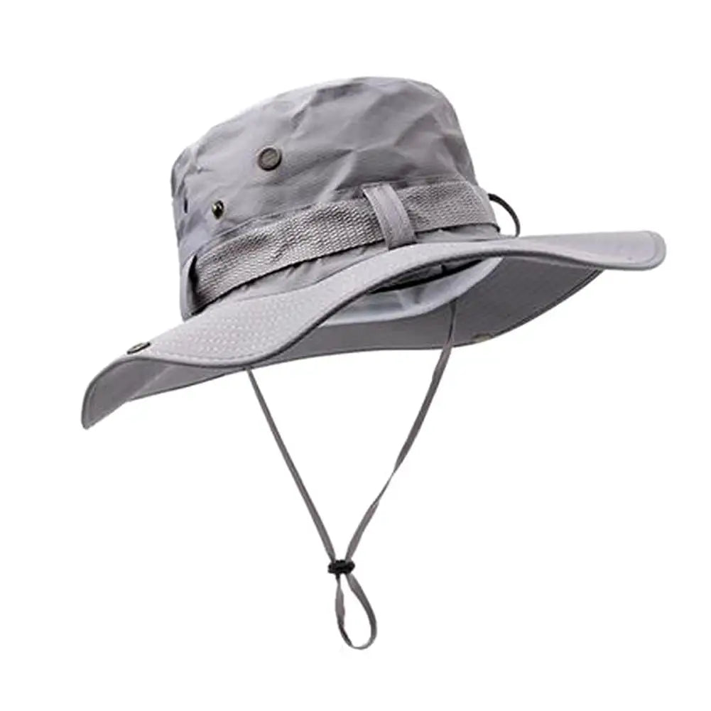 Wide Brim Sun Hat UV Protection Breathable Bucket Cap For Hiking Camping Fishing Outdoor Sun Protection Hats For Men Women