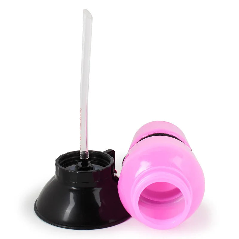 Portable Plastic Pet Water Feeder Pressing Car Carry Pet Bowl Water Feeding Kettle Dog Cat Outdoor Travel water bottle Container