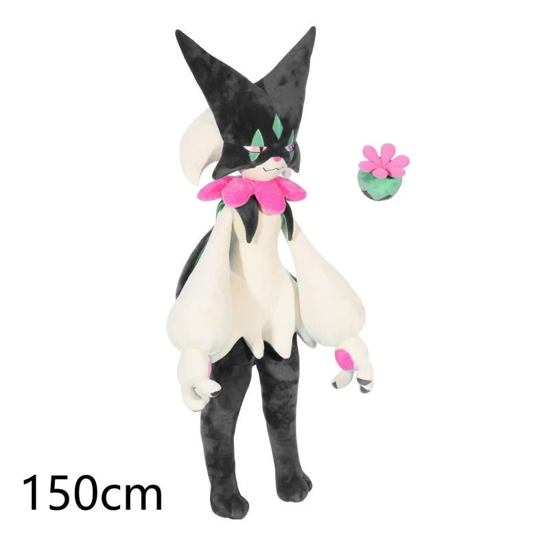 170cm Pokemon Crystal Velvet Version Meowscarada Plush Doll Throw Pillow Room Ded Decor Anime Peripheral Birthday Christmas Gift