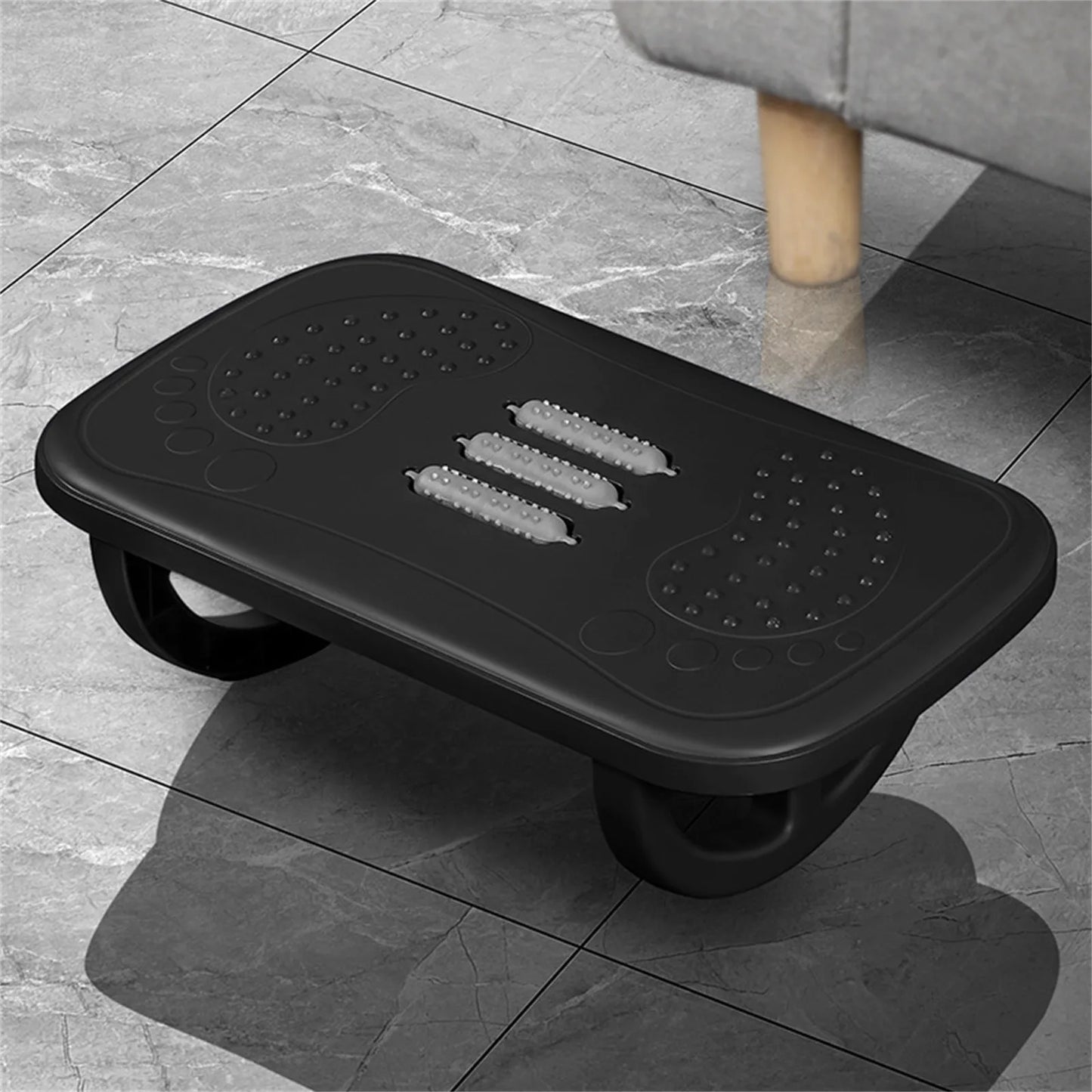 Rocking Foot Rest for Under Desk At Work Comfortable Foot Stool Ergonomic Footrest with Foot Massage Feet Stand for Office Home