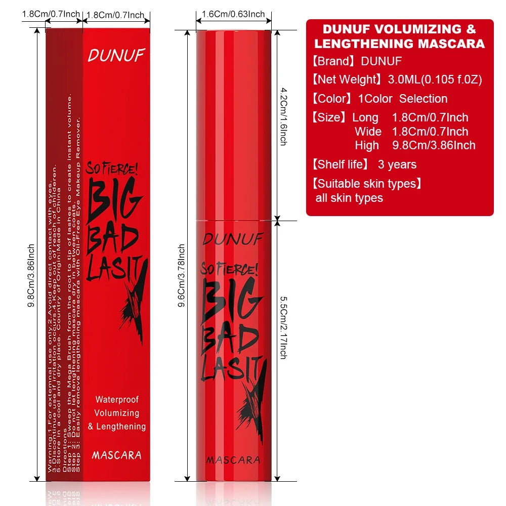 Waterproof Mascara Eyelashes Lengthening Long Lasting Silky Lash Black Eyelashes Extension Make Up Beauty Eye Korean Cosmetic