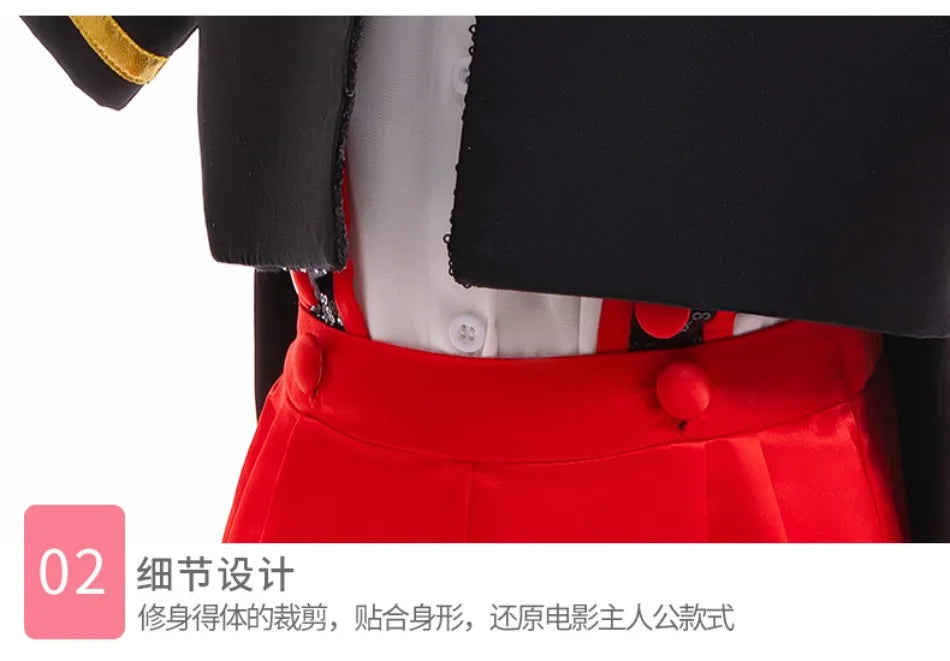 Kids Boys Cartoon Mouse Cosplay Costume Bow Tie Top+Coat+Suspender Shorts+Headband Clothing Sets For Halloween Christmas