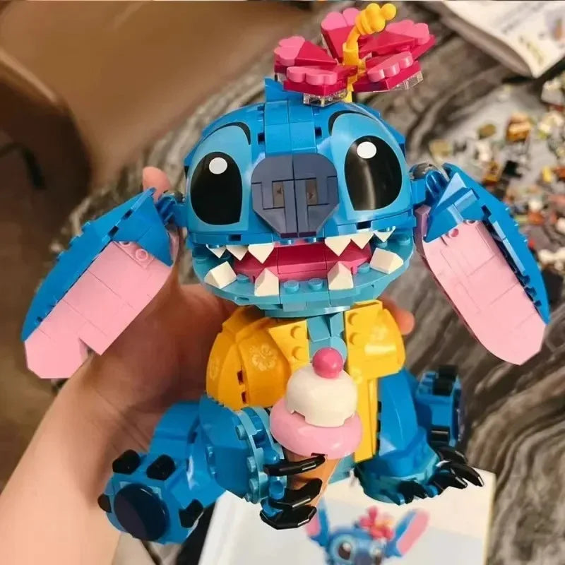 Hot Toys 2025 New 730pcs Stitch Compatible 43249 Building Blocks Bricks Stitch Girl Boy Birthday Christmas Gift Toys
