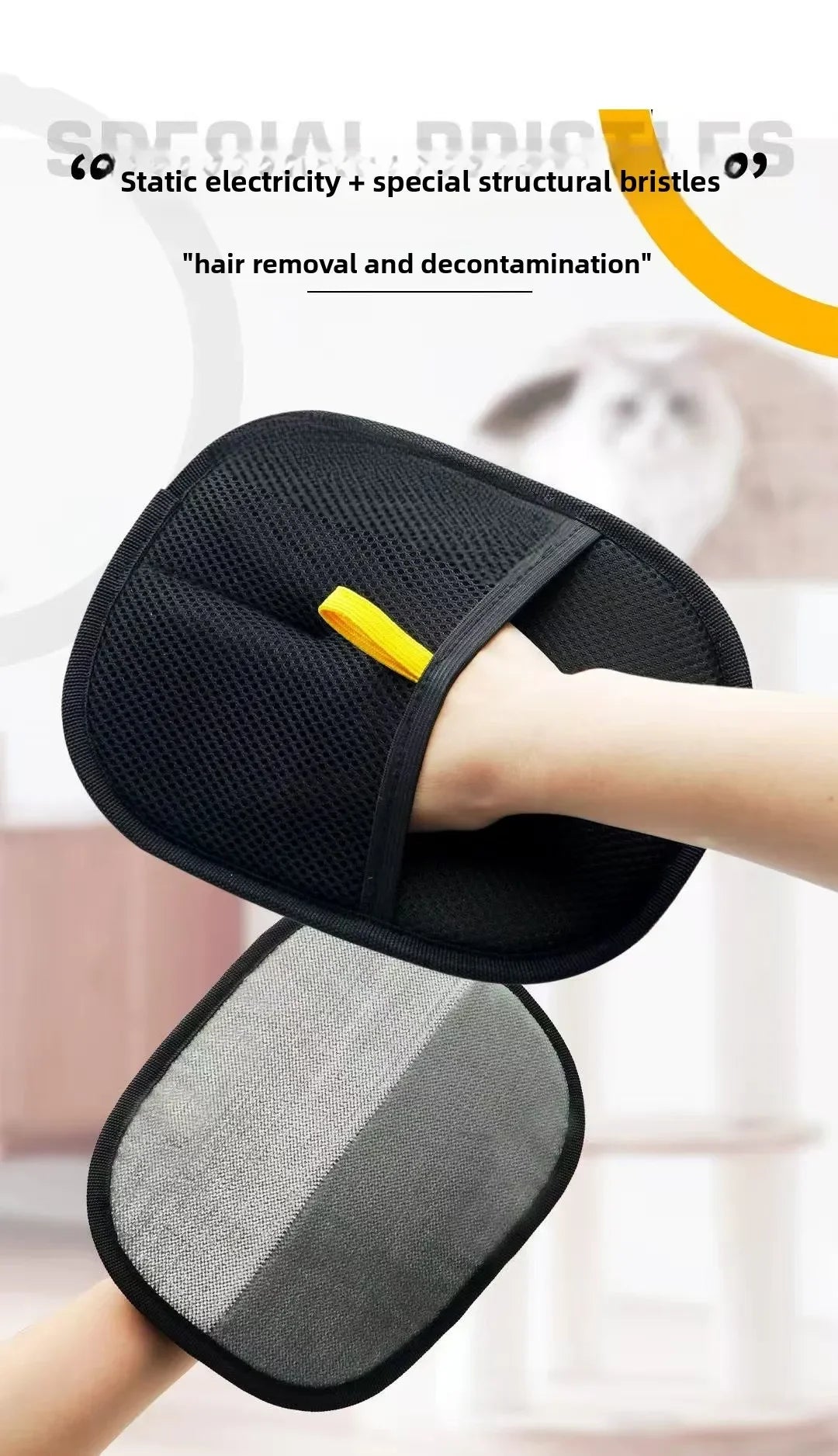 Dog Grooming Equipment Pet Hair Removal Tools Cats Combing Glove It Can Remove Pet Hair From Pet Hair Such as Carpets Etc. Wool