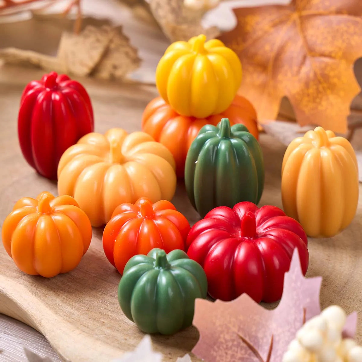 Pumpkin Silicone Candle Mold DIY Halloween Pumpkin Crafts Plaster Resin Molds Handmade Aromath Soap Making Supplies Home Decor