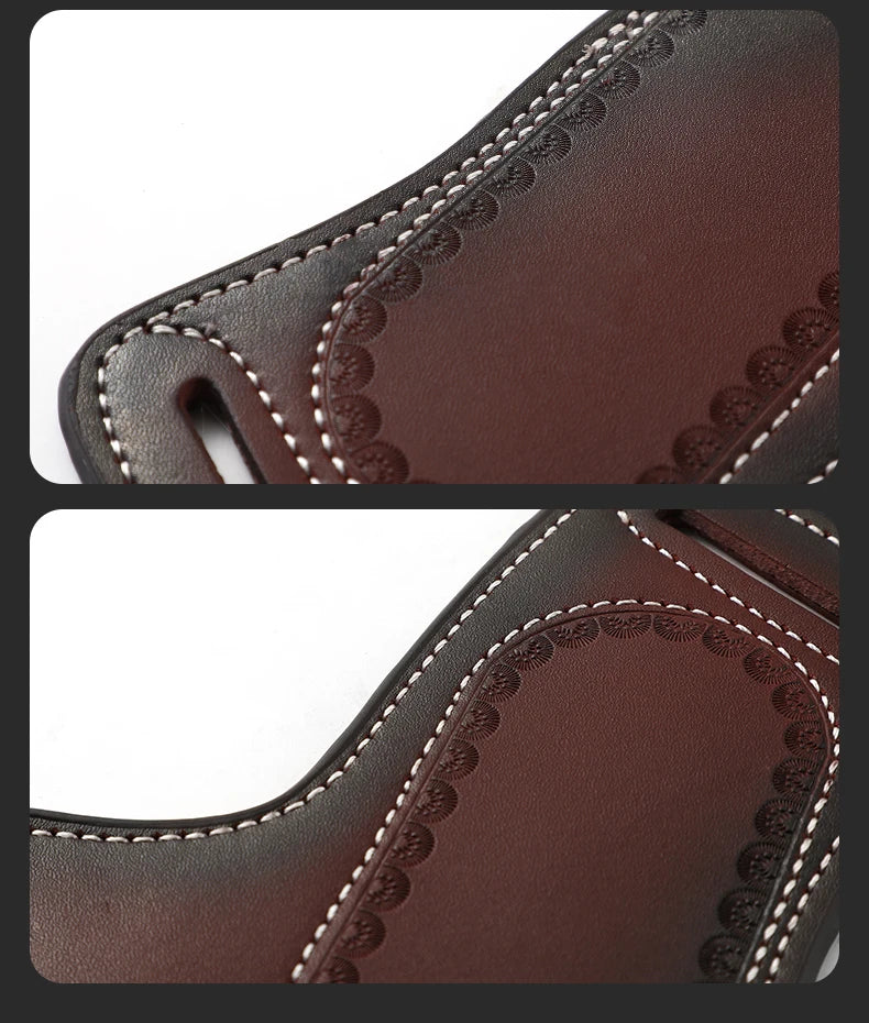 Vintage leather belt cover, outdoor tools, folding knife, mini pocket, knife bag holder, cowhide scabbard, EDC storage holster