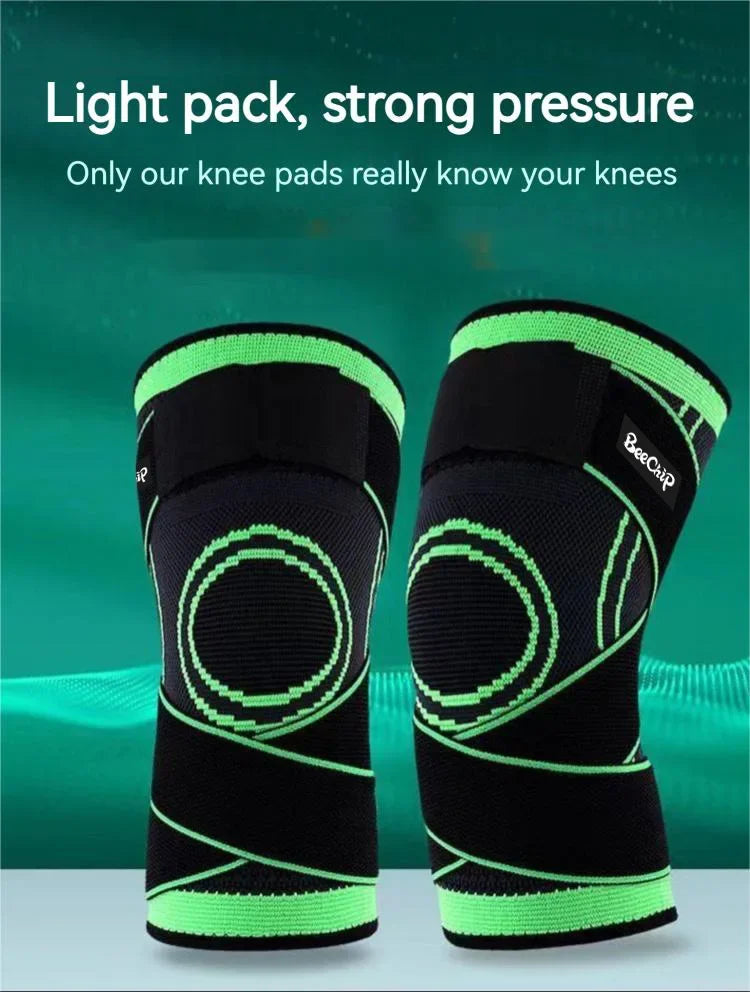 1PC Knee Brace Compression Knit Knee Pad For Sports Quickly Absorb Perspiration Keep Knees Warm Knee Boosters Breathable Support
