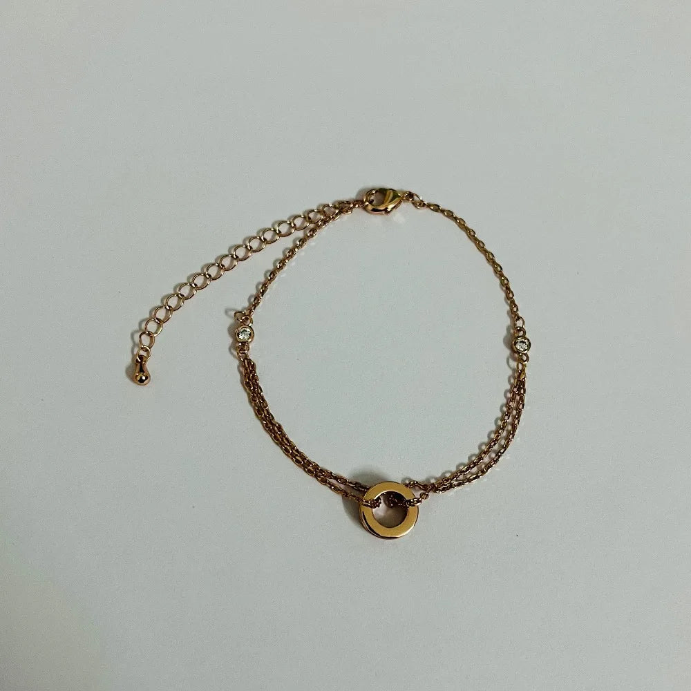 New Fashion Women's Bracelet, Shining Exquisite Chain Women's Jewelry, Suitable for Women's Daily Wear Bracelet, Christmas Gift