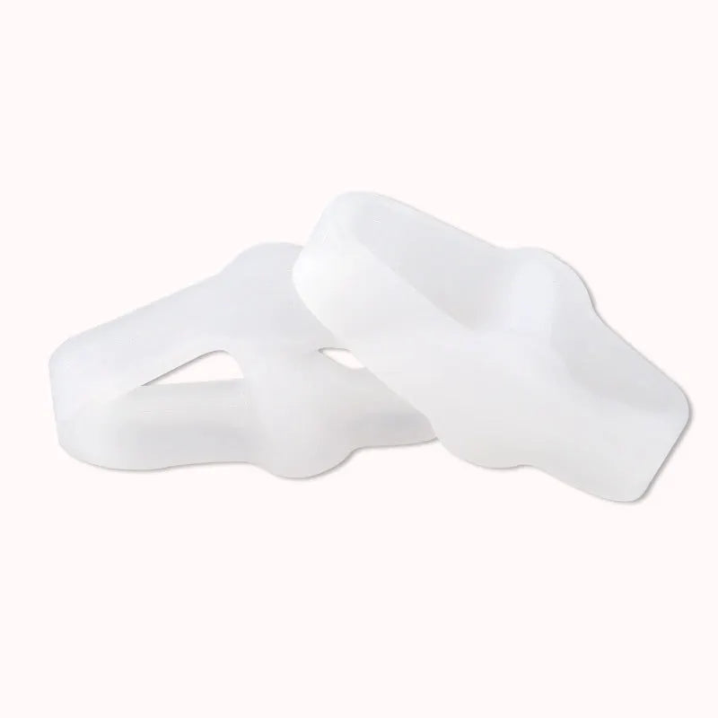 1Pair Interdigital Corrector Foot Massage Toe Separator Thumb Gel Bunion Hallux Valgus Care Protector Orthopedic Pedicure Tools