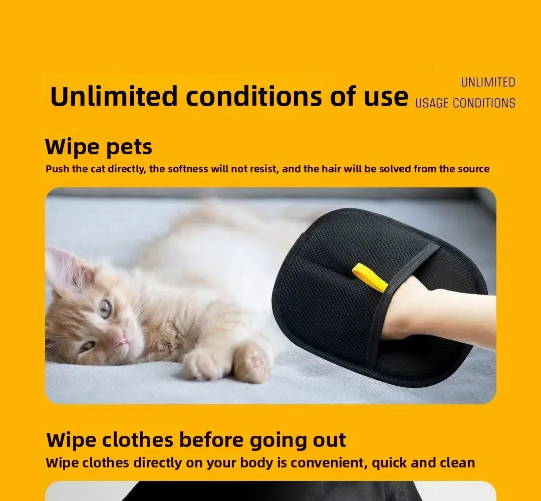 Dog Grooming Equipment Pet Hair Removal Tools Cats Combing Glove It Can Remove Pet Hair From Pet Hair Such as Carpets Etc. Wool