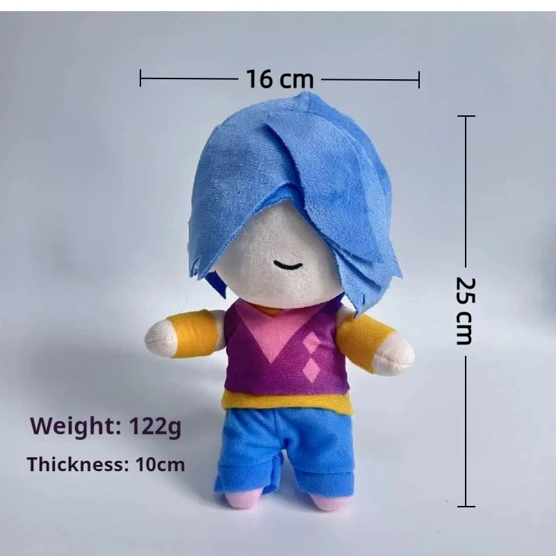 25cm Cute Kpop Demon Hunters Plush Doll Celebrity Fans Blue Tiger Doll Tv Themed Plush Toys Sofa Car Decoration Christmas Gift