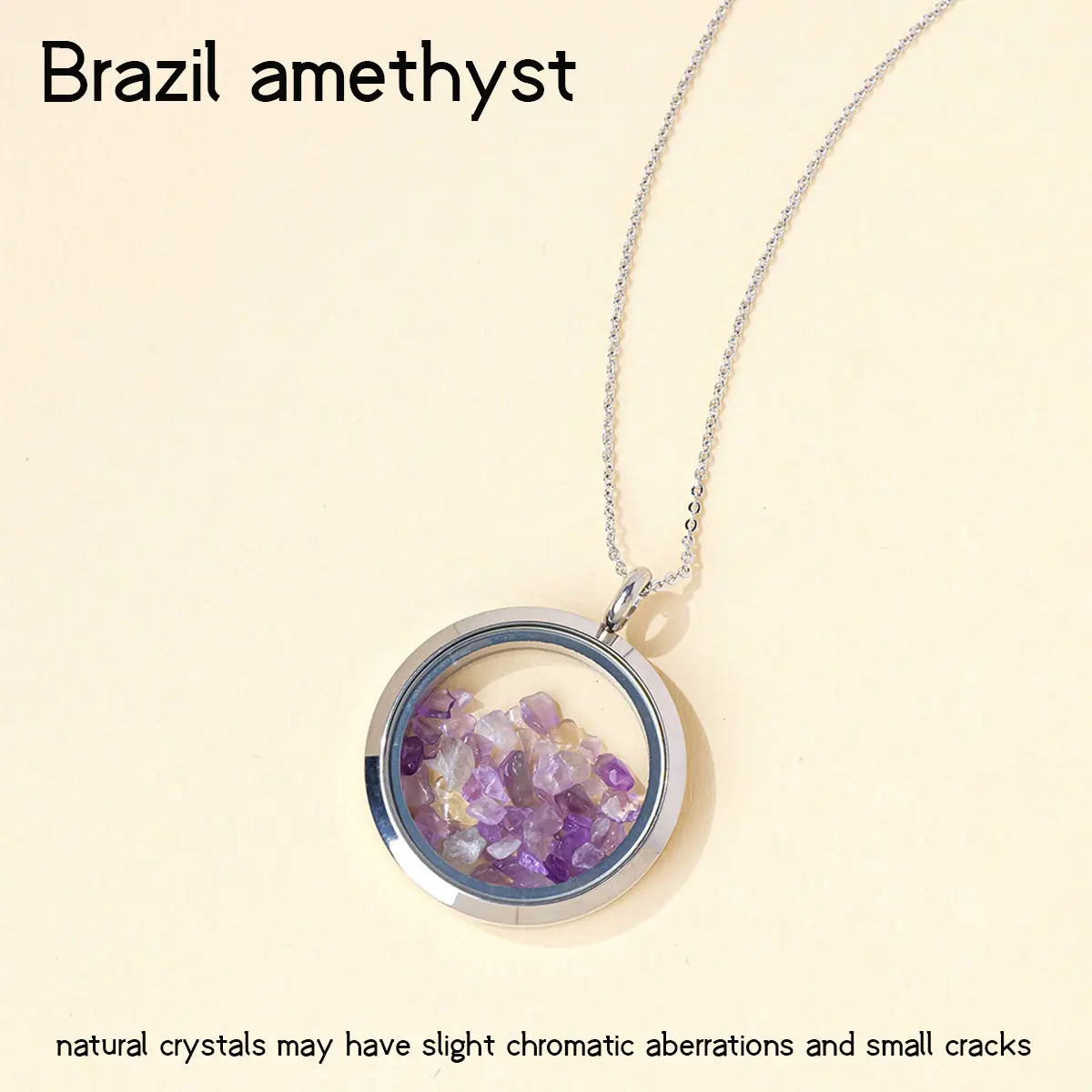 1PC Natural Crystal Rose Quartz Amethyst Tumbled Stone Energy Pendant Valentine Day Accessorize Fashion Gift