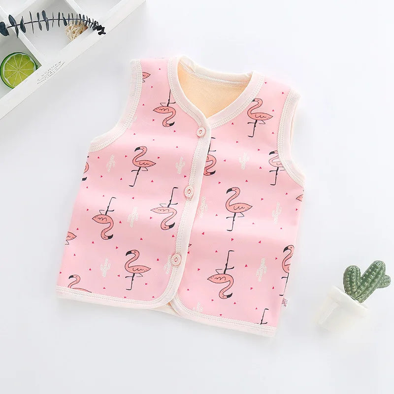 Unisex 6M-6Y Fall Vests Baby Girl Winter Clothes Kids Waistcoats Cardigan Children's Clothing Toddler Vest Boy Jacket Corduroy