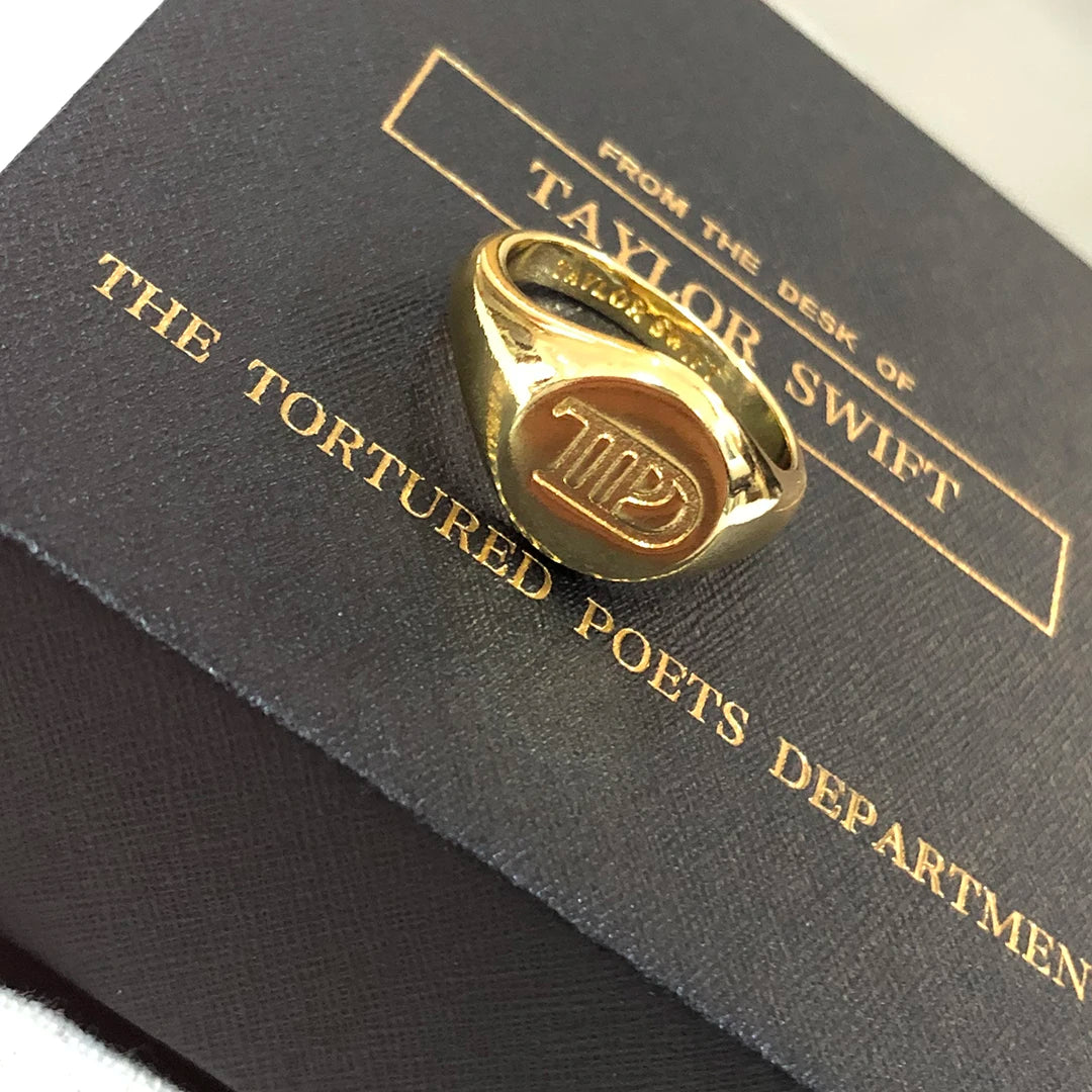 Popular Music Peripherals Taylor Jewelry TTPD Ring for Men and Women Stainless Steel Material.The Gift of Love