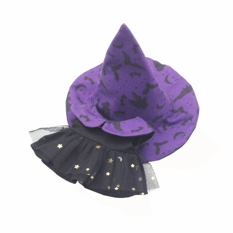 For Labubu Doll Halloween Series Witch Hat Cute V1 V2 V3 Labubu Pumpkin Skirt DIY Clothing Accessories Creative Toy Gift