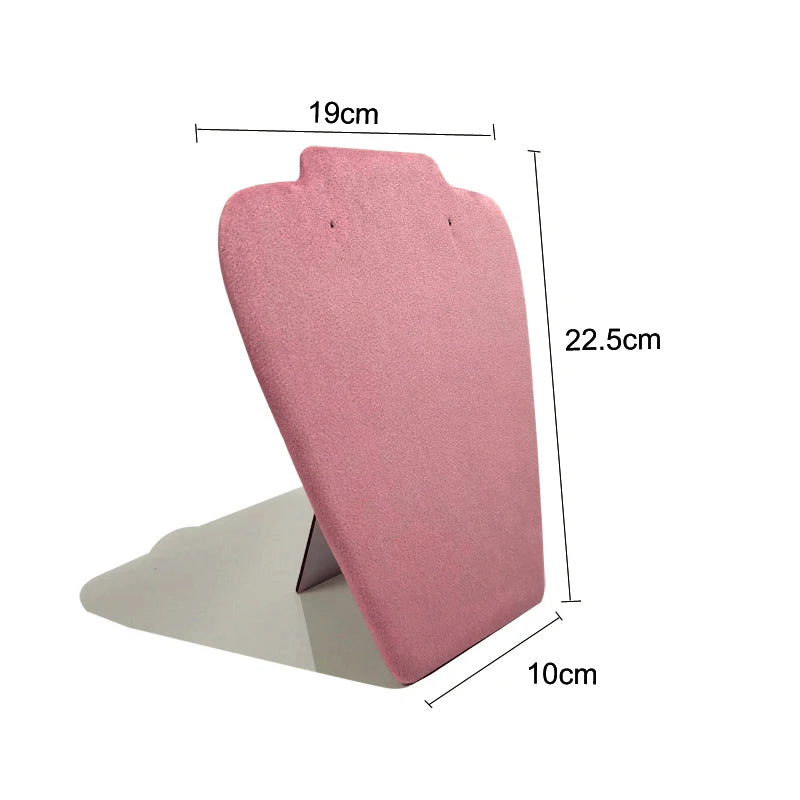 High End Pink Velvet Jewelry Display Props Ring Earrings Holder Necklace Bracelet Tray Organizer Jewelry Store Window Display