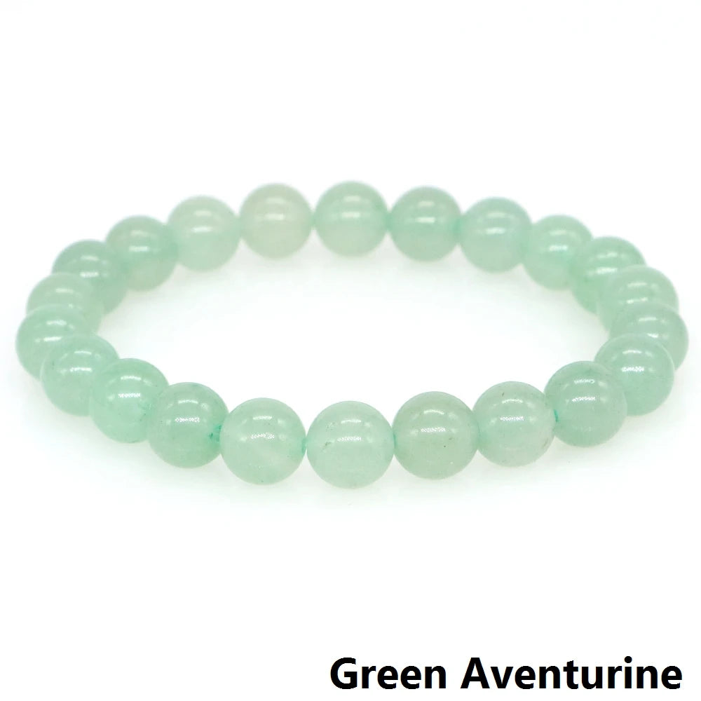 Women Men Bracelet Natural Rainforest Jasper Crystal Round Beads Wrist Chain Chakra Healing Energy Stretch Charm Strand Jewelry