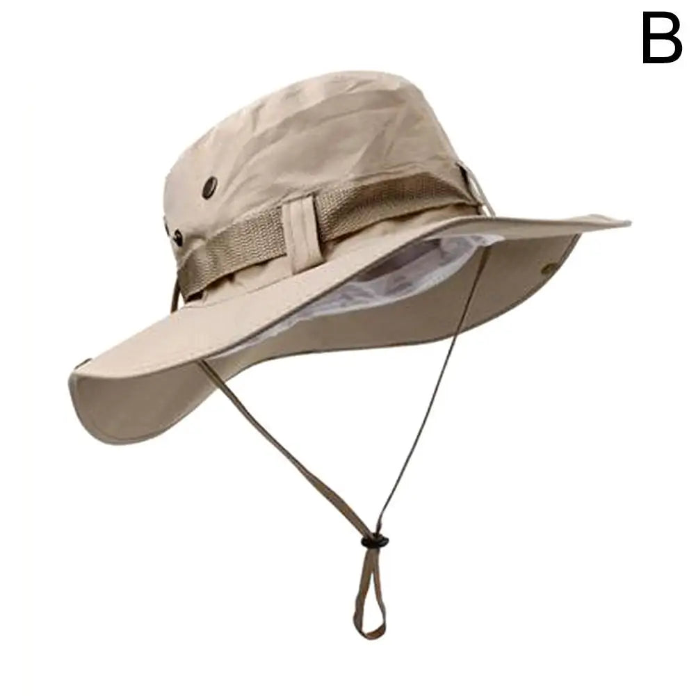 Wide Brim Sun Hat UV Protection Breathable Bucket Cap For Hiking Camping Fishing Outdoor Sun Protection Hats For Men Women