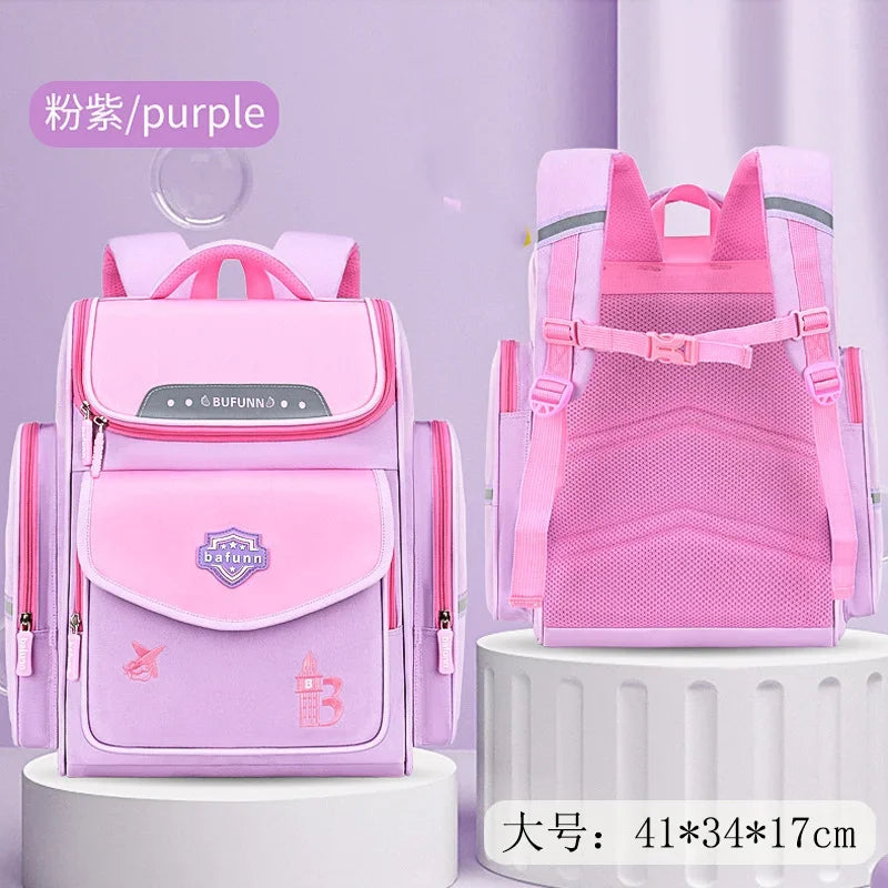 waterproof Children School Bags Girls boys Primary school backpack Orthopedic Backpack schoolbag kids book bag Mochila Infantil