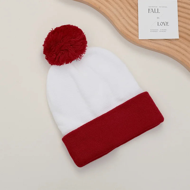 2pc Halloween Cosplay Funny Beanie Hat and Gloves, Character Park Knit Hat Winter Christmas Costume Accessories