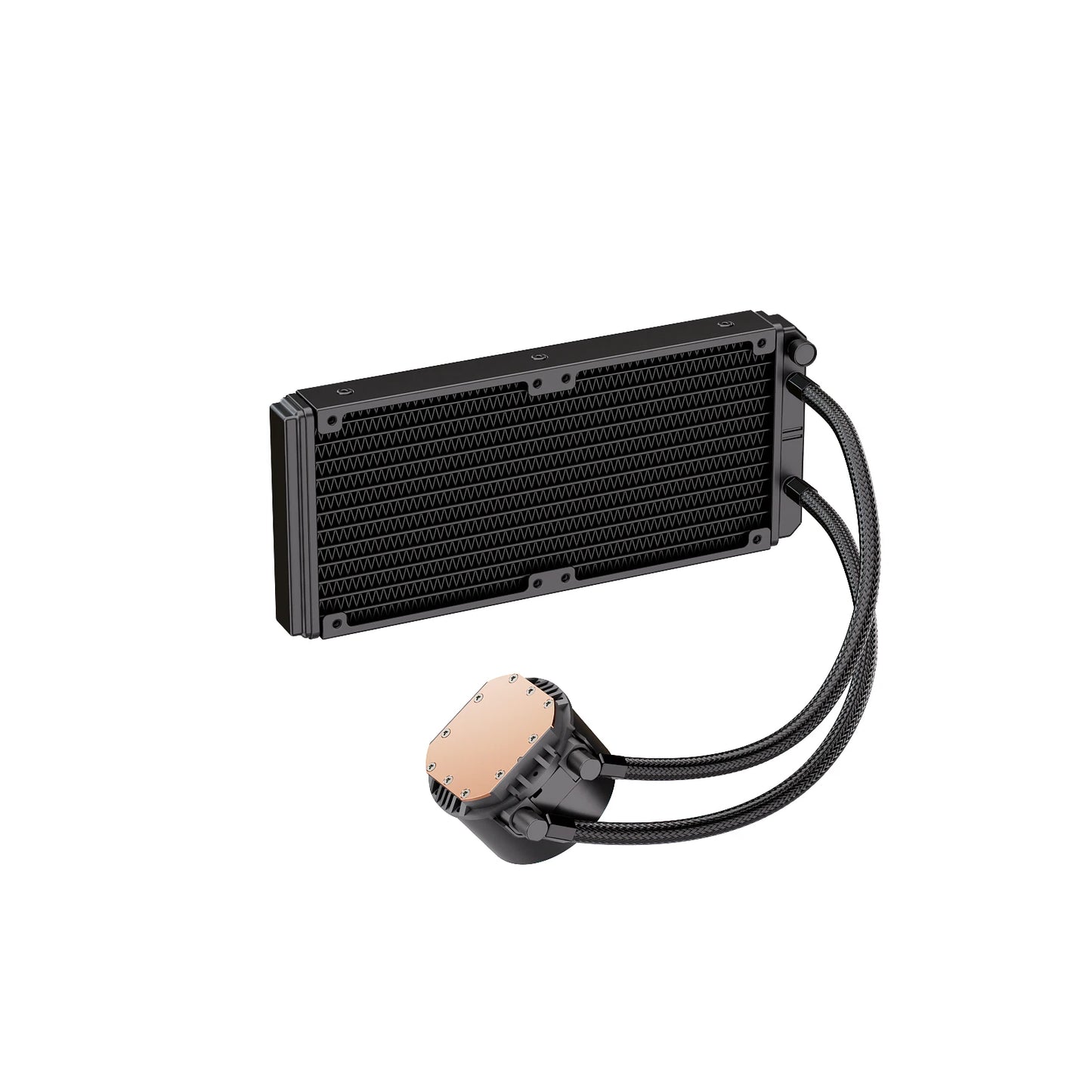 TEUCER AF S240 Water Cooled Cooling Radiator Colorful Lighting Water Cooling Head 12CM Fan For LGA 2011 17XX 1200 115X AM4 AM5