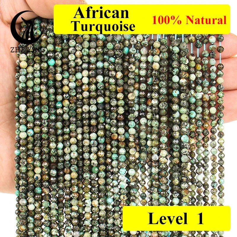 AAA Colorful Tourmaline Stone Beads Loose Spacer Faceted 3mm Beads for Jewelry Making DIY Bracelet Accessories 15''
