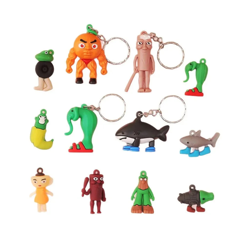 12 Grids Italian Brainrot Blind Box Tungtungtung Sahur Tralalero Tralala Figurine Pendant Mystery Box Model Toy Christmas Gift