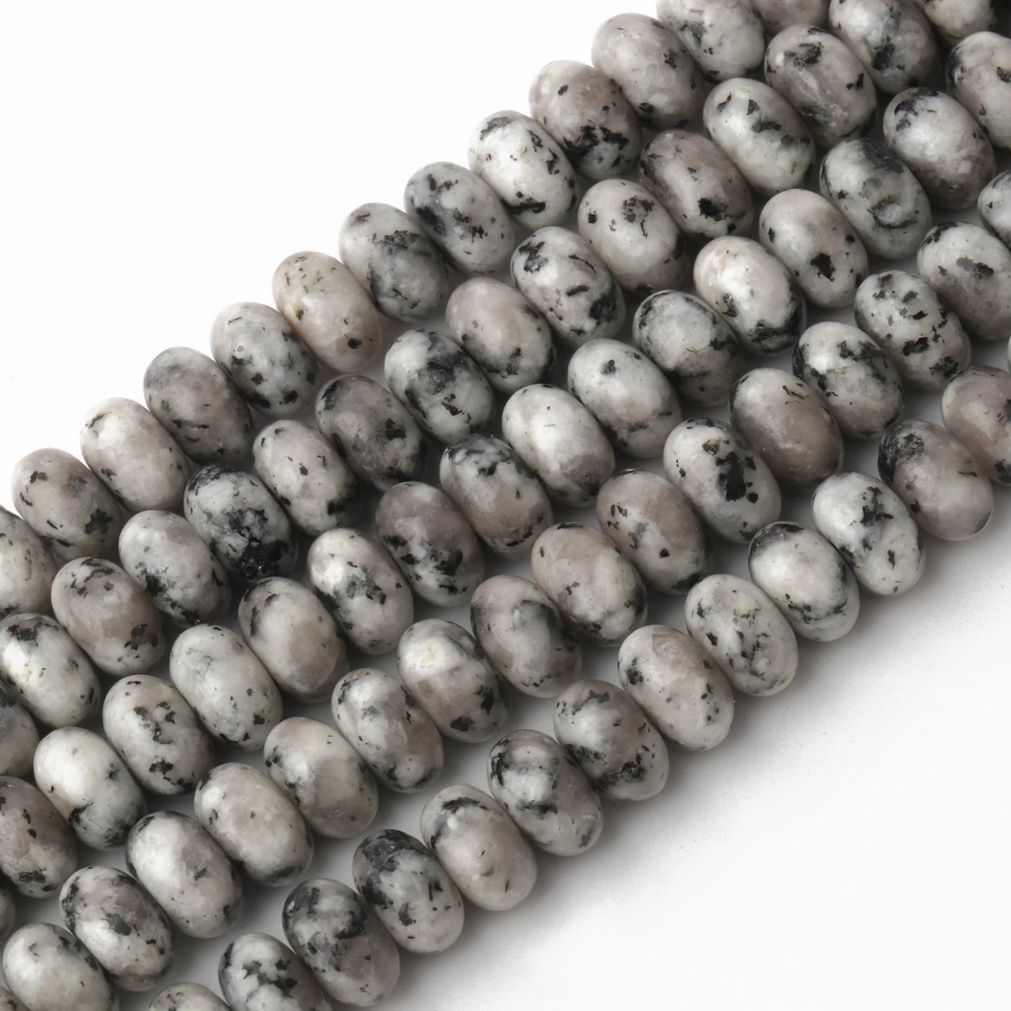 Rondelle Natural Stone Aventurine Tourmaline Jade Beads Flat Round Loose Beads for Jewelry Making DIY Charm Gift Bracelets 8x5mm