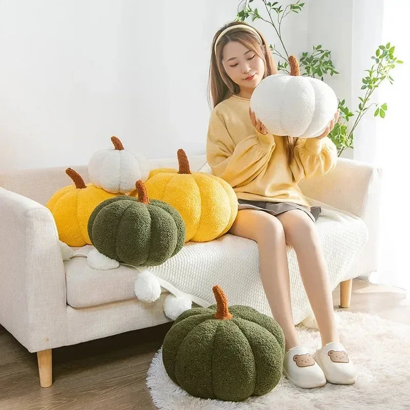 30cm Kawaii Simulation Nordic Halloween Pumpkin hug pillow Living Room Bedside Holidays Props Decor Throw Pillow Bed Cushion