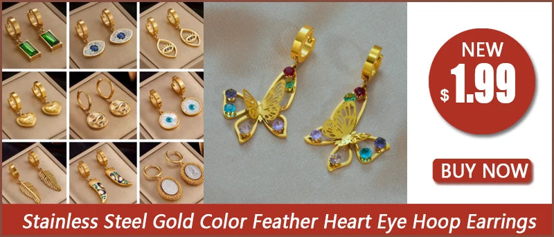 DIEYURO 316L Stainless Steel Gold Color Bow Heart Earrings For Womans New Fashion Exquisite Ear Accessories Jewelry Party Gifts