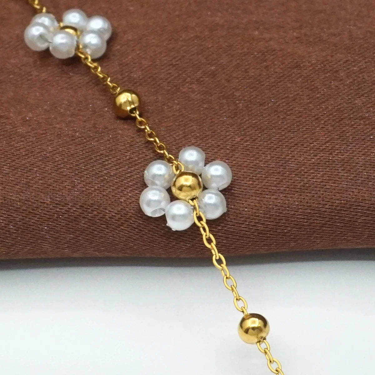 Women's Small White Petal Necklace - Best Gift for Her Birthday, Valentine's, Christmas, Halloween, Party Dates