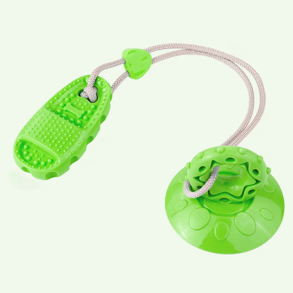 Pet Supplies: Suction Cup Slipper Dog Toy - Bite-Resistant & Durable Chew Toy for Dogs