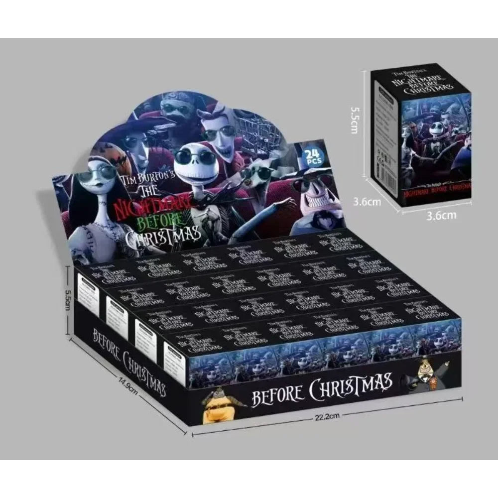 2025New Halloween Christmas Gift Blind Box 24 Small Box Santa Claus Series Exquisite Pendant Doll Male and Female Small Gifts