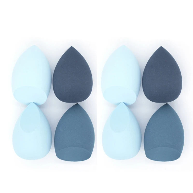 4/8pcs Makeup Sponge Powder Puff Dry and Wet Combined Beauty Cosmetic Ball Foundation Powder Puff Bevel Cut Make Up Sponge Tools