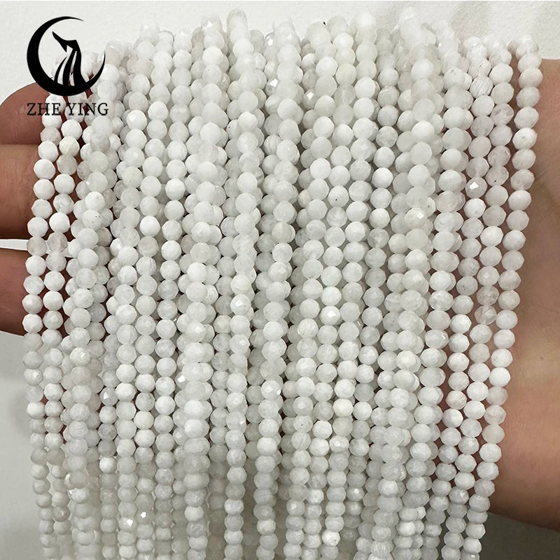 AAA Colorful Tourmaline Stone Beads Loose Spacer Faceted 3mm Beads for Jewelry Making DIY Bracelet Accessories 15''