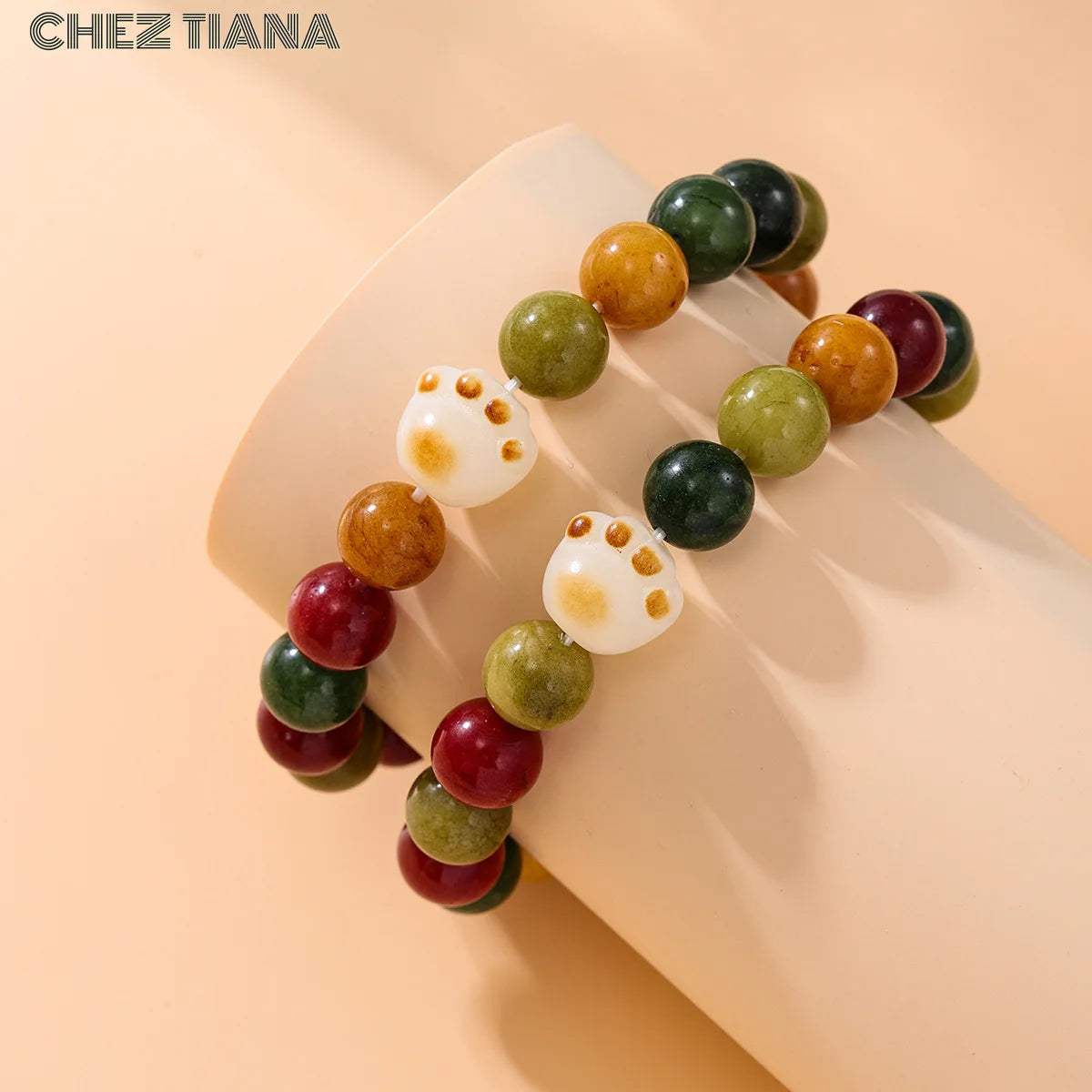 Natural Tourmaline and Crystal Bracelet Natural Crystal Gifts Men and Women Bracelet Original Designed Jewelry Lucky Beads